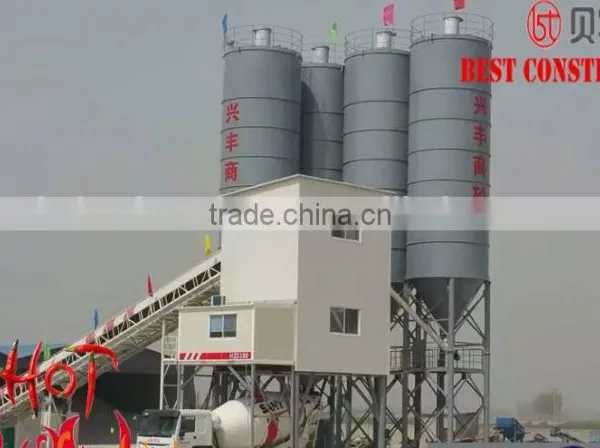 Efficient Computer-controlled Concrete Mixing Plant HZS 75