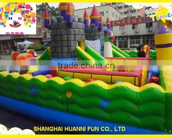 Inflatable Jump Castle/ Inflatable Air Bouncer Trampoline With Slide photo-2