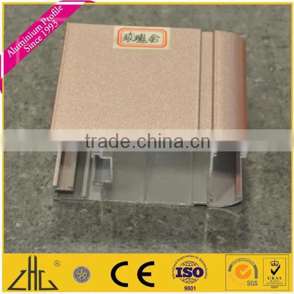 6063 Wood Grain Aluminium, Wood Color Aluminum Profile photo-3