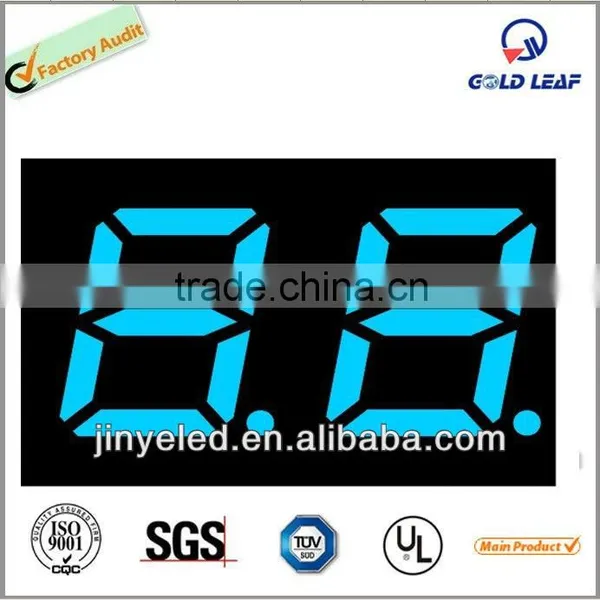 0.28 Inch Blue Color Dual Digit 7 Segment Led Display