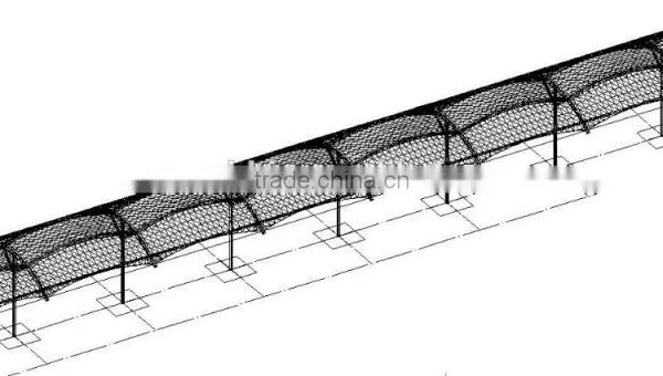 PVDF Tensile Fabric Architecture Membrane Structure River Corridor PVC Canopy Awning Walkway photo-4