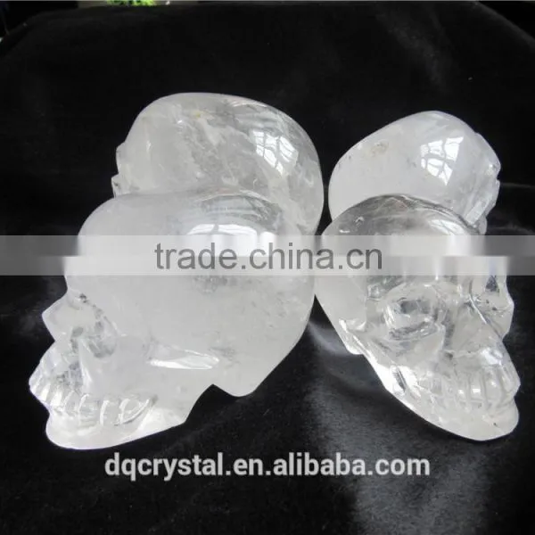 Decoration Usage Natural Quartz Crystal Skull Shape photo-5