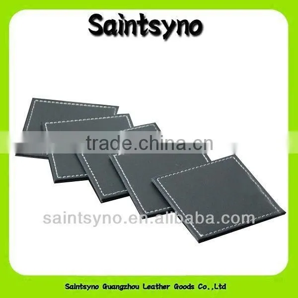 Made in China Custom Promotional Gift Leather Drink Coaster 13004B photo-5