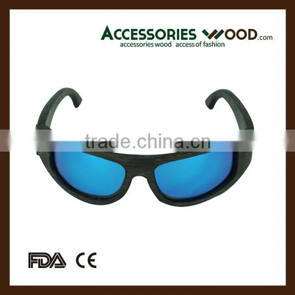 Bamboo/Wood Frame Material and Fashion Sunglasses Style 2016 New Design Fashion Sport Polarized Lense Bamboo Wood Sunglasses