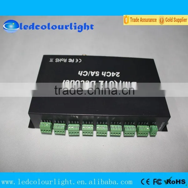 DMX RGB LED Strip Light RGB Pixel 24 Channels DMX Decoder PWM photo-2