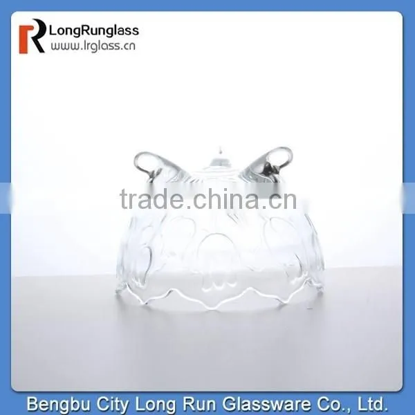 LongRun Personalized Rose Bud Design Tripod Glass Candy Dish photo-4