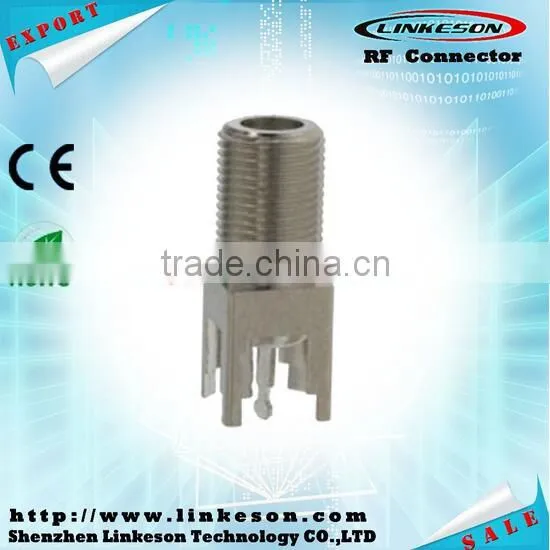 RF Coaxial F Type Female Connector for PCB photo-2
