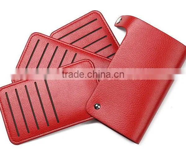 Leather Credit Card Holder Foldable Card Book Leather Case of Bank Card photo-4