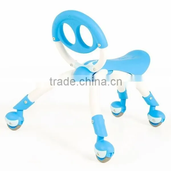 Children's Smiling Face Four-wheel Balanced Walkers photo-3
