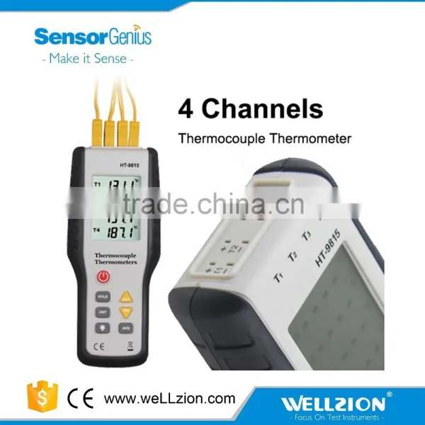 HT-9815, 4 Multi-channel Thermocouple Thermometer photo-2