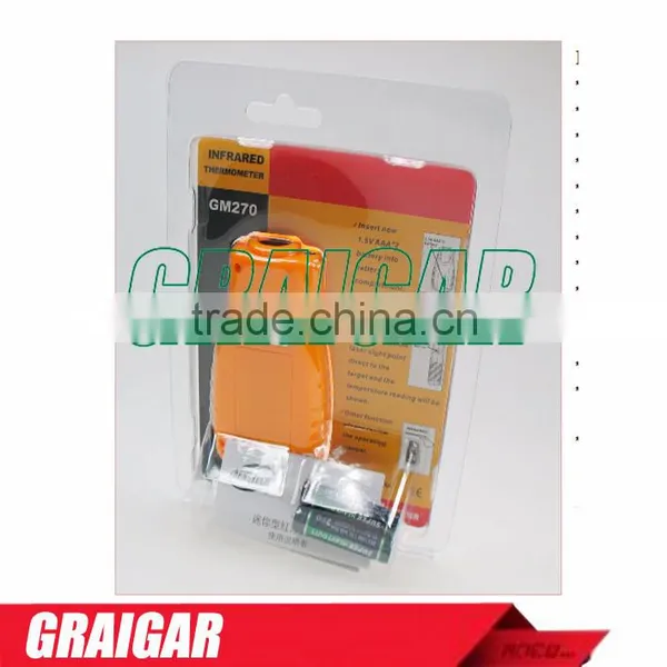 Infrared Thermometer GM270 Distance Spot Ratio:8:1 *Emissivity:0.95 Preset photo-3