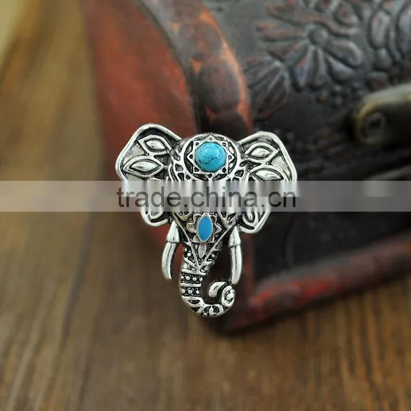 Hot Elephant Rings Engagement Wedding Ring photo-3