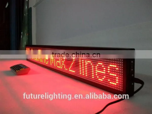 16x128 Red Color Dot Matrix LED Outdoor Display Xxx Com Car Led Lighting photo-5