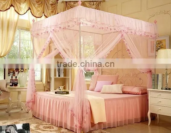 Rectangular Mosquito Net Bed Canopy 100% Polyester China Textile Factory photo-4