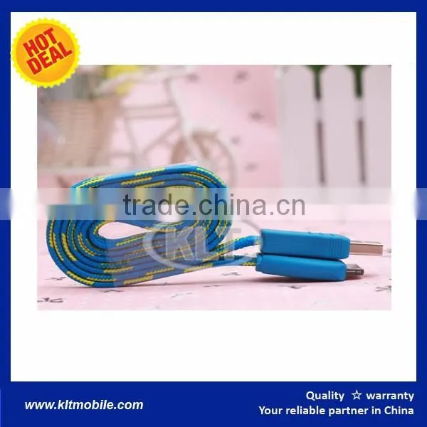 High Cost Effetive Braid USB Cable for Mobile Phone photo-3