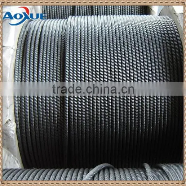 8x19S or 8X19W Steel Wire Rope Elevator Wire Rope