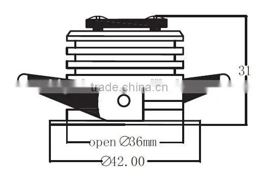 Hot Sale 1.5w Recessed Led Cabinet Lighting 8202A photo-5