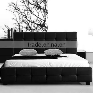 Black Modren Leather Bed