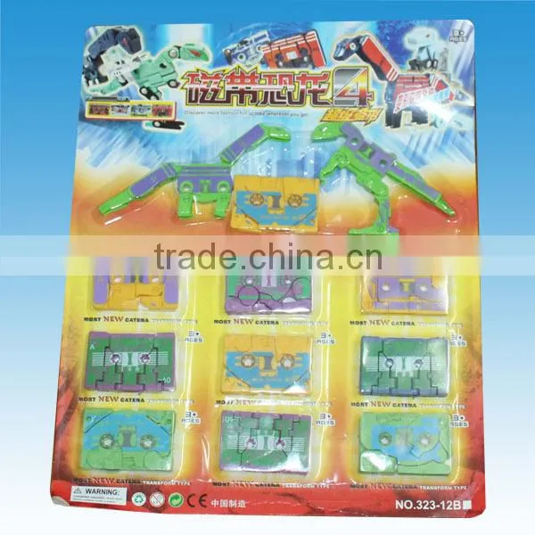 NEW Popular Deformation Tape Dinosaur Toy for Children Plastic Toy