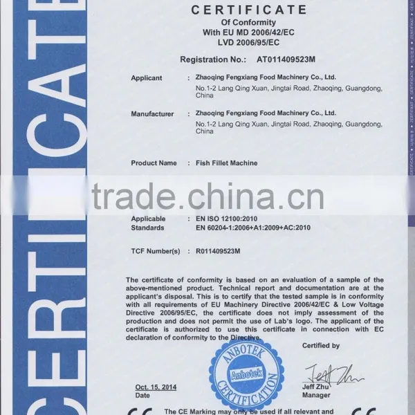 CE Approved High Efficiency Fish Fillet Machine photo-6