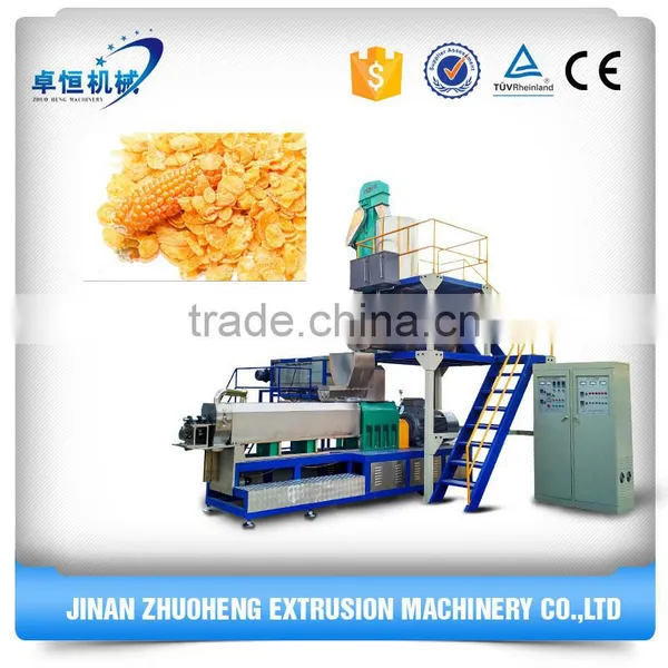 Automatic Industrial Stainless Steel Cereals Breakfast Corn Flakes Making Machinery photo-2