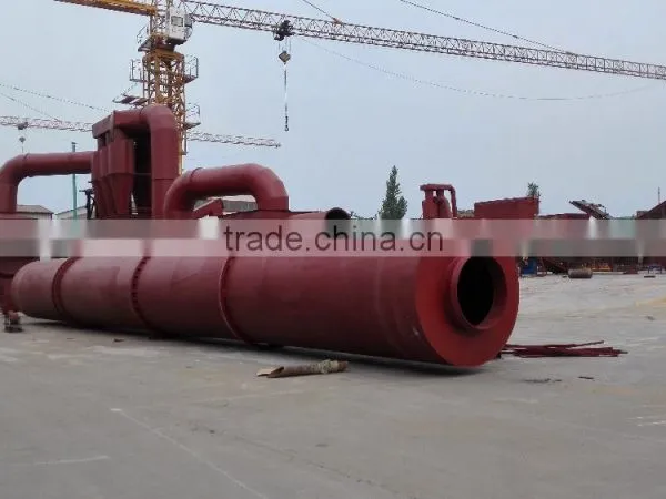 Diameter 1.2*12m Coconut Shell Dryer / Rotary Drum Dryer for Coconut Shell photo-2