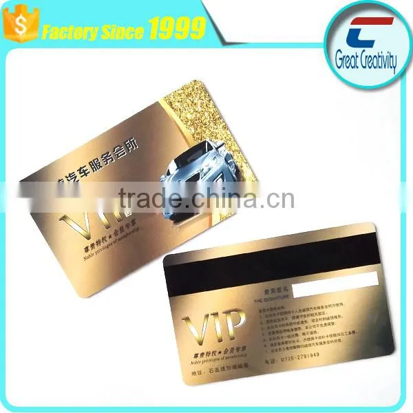 CR80 Golden Hot Stamping Plastic PVC Card photo-3