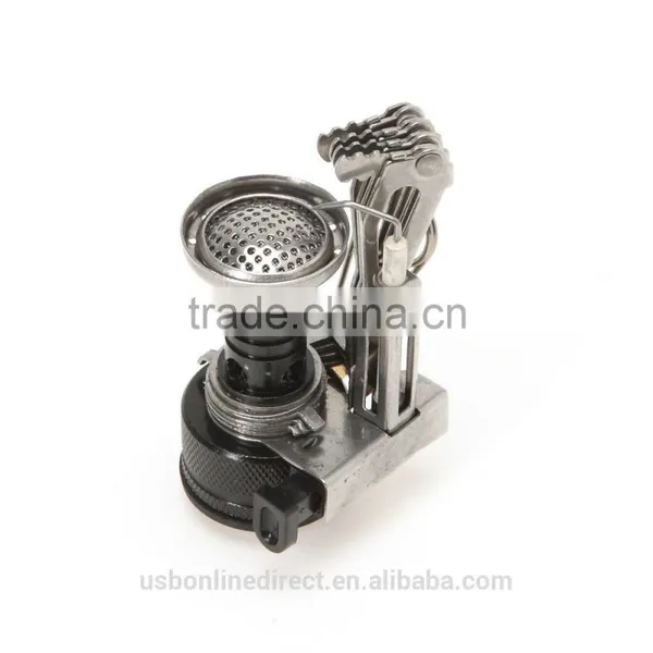 Mini Stove Portable Outdoor Picnic Gas Stove Foldable Camping Stove Steel Ultralight Backpacking Canister photo-3