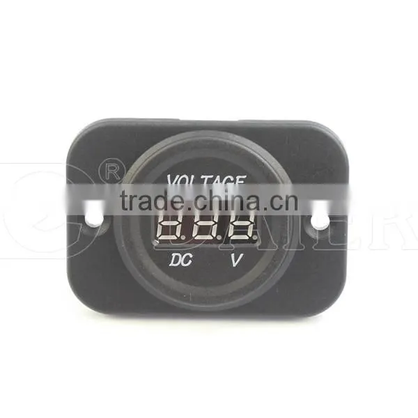 Marine Waterproof 12V-24V Car Cigarette Lighter Voltmeter Power Outlet Socket photo-2