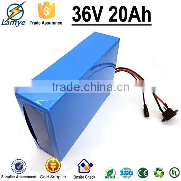 2015 New Arrival 3.7v 18650 Cells 36 Volt 20ah Rechargeable Li-ion Battery Pack 30Amp BMS & 42V Charger photo-4