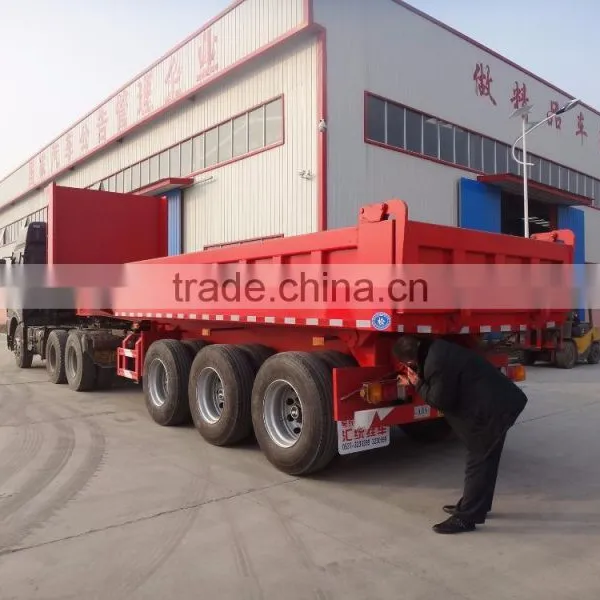 2016 Low Price 80 Ton Side Wall Semi Trailer / Cargo Semi Trailer for Sale photo-4
