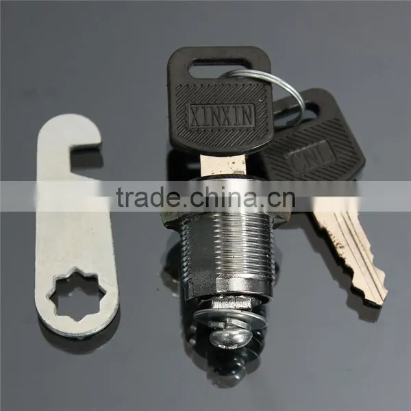 Silver Tone 20mm / 25mm / 30mm Gift CAM Lock With 2 Keys for Cabinet Mailbo Drawer Cupboard Locker YG photo-2