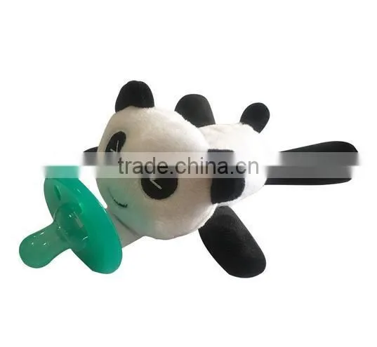 Plush Animal Pacifier and Teether Holder photo-2