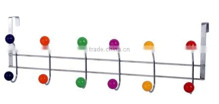Store More Multi Hooks Durable Metal Wire Ceramic Bead Door Hook photo-2