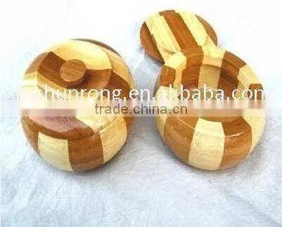Custom Round Bamboo Ashtray photo-3