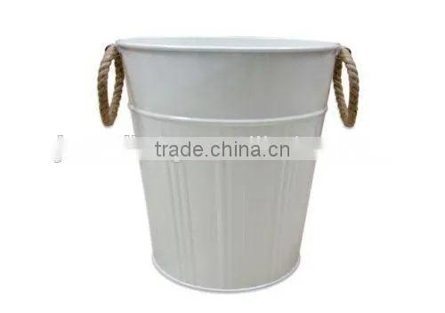 New Asbury Metal Wastebasket in Colorful , Metal Trash Can, Garbage Steel Waste Bin photo-4