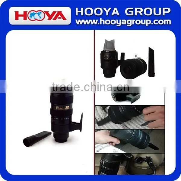 Camera Lens Shaped Vehicle-mounted Dust Catcher/Vacuum Cleaner