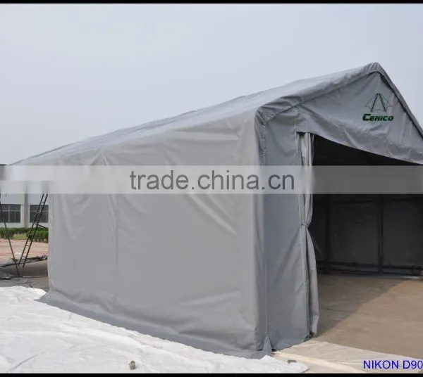 Hot Sale Fabric Warehouse Tent , Hoticultural Storage Shelter, Metal Frame Fabric Building photo-2