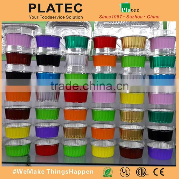 Cheap Colour Coated Airline Aluminium Foil Cake Tray photo-3