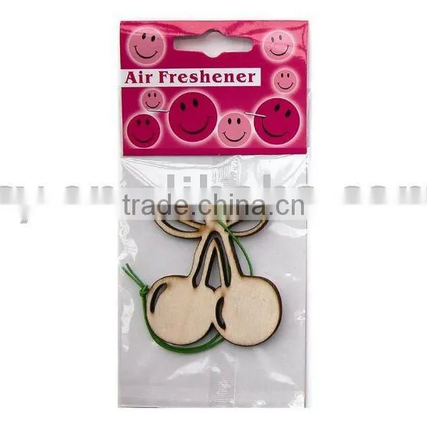 Cherry Shape Wooden Freshener New Product for 2015
