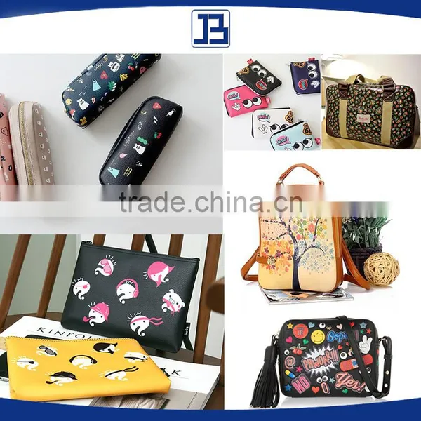 Jiabao Manufacture Heat Transfer Printing for Lady Leather Bags photo-2