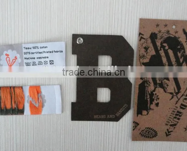 2017 China Factory Price Customized Jeans Paper Hang Tag photo-4