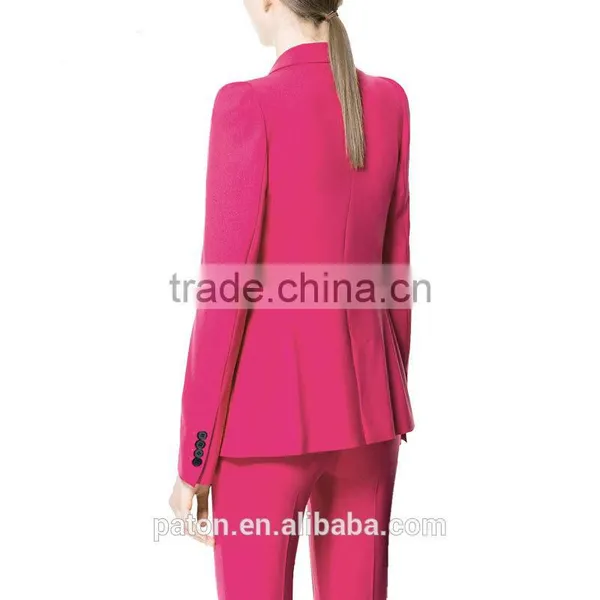 Guangzhou Factory Woman Jackets Apparel For Ladies Formal Blazer OEM photo-3