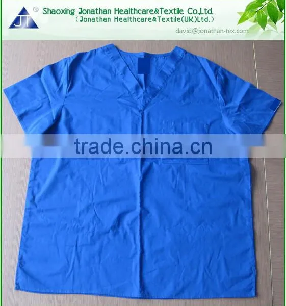 Unisex Men/Women Natural Uniforms Medical Hospital Nursing Scrub Set Top & Pants photo-3