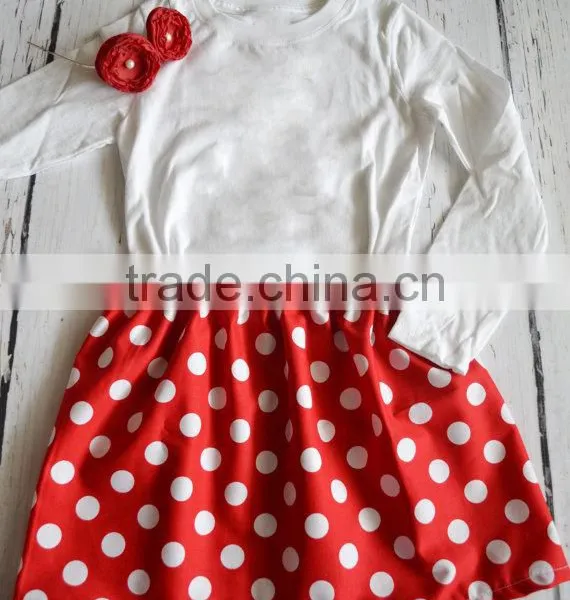 Christmas Girls Wholesale Baby Cotton Dress Knit Dresses Smocked Skirts photo-3
