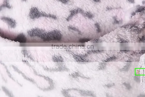 Bath Robe With Cute Pattern Printed For Women photo-5
