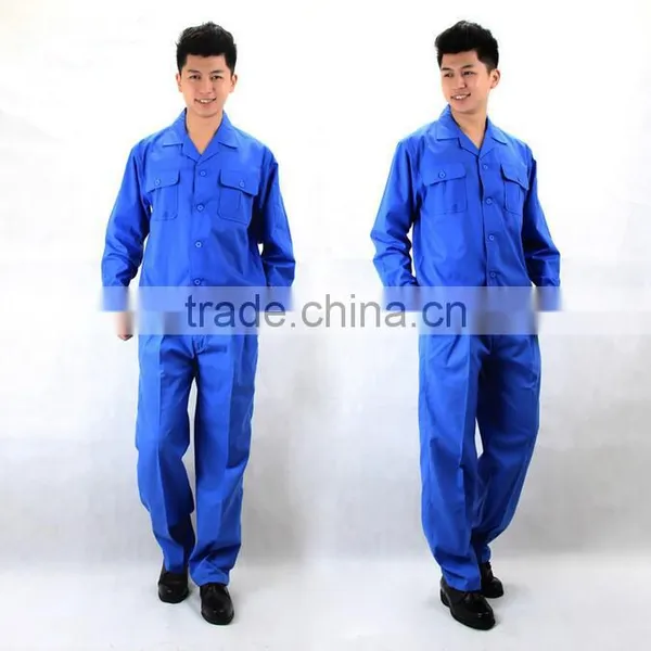 Custom Blue Common Style Professional Work Clothes Construction Work Wear Wholesale photo-3