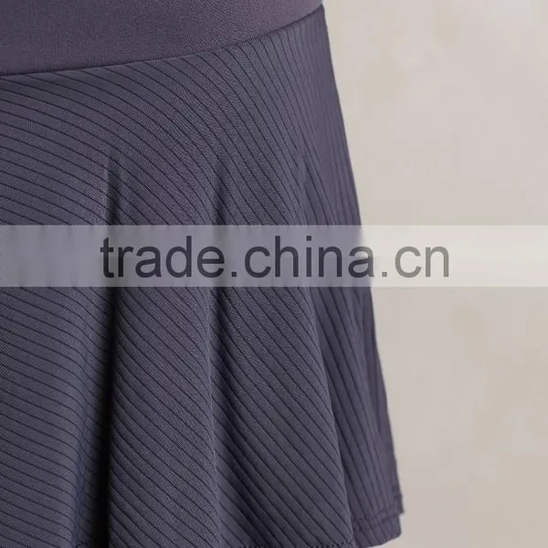 High Quality Women Sports Tennis Skirt Wholesale Sexy Ruffled Tennis Skort photo-6