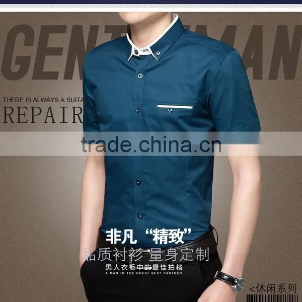 2015 Hot Sale Fashion Style Shirts Design for Men photo-6
