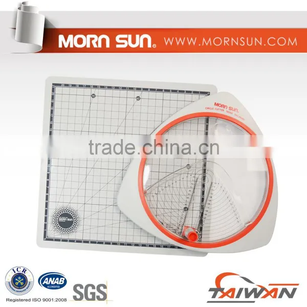 Simple Hidden Blade Manual Circle Cutter Circular Paper Cutter for Art Supplies
